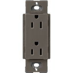 15-Amp Duplex Receptacle - Satin Truffle