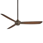 Rudolph Outdoor Ceiling Fan - Oil Rubbed Bronze / Tobacco / Tobacco