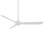 Rudolph Outdoor Ceiling Fan - Flat White / Flat White