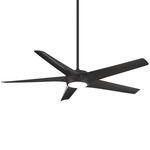 Skymaster Ceiling Fan with Light - Coal Black / Coal Black