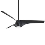 Airewave Ceiling Fan with Light - Matte Black Maple / Matte Black Maple