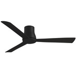 Simple Flush Ceiling Fan - Coal Black / Coal Black