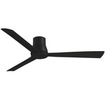Simple Flush Ceiling Fan - Coal Black / Coal Black