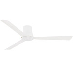 Simple Flush Ceiling Fan - Flat White / Flat White