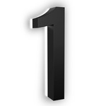 Luma Stainless Illuminated Numbers / Letters - Black