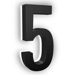 Luma Stainless Illuminated Numbers / Letters - Black