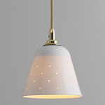 Alma Pendant - Natural / White