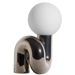 Neotenic Table Lamp - Chrome / White