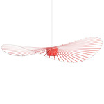 Vertigo Pendant - White / Vermillion
