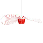 Vertigo Pendant - White / Vermillion