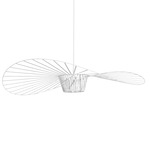 Vertigo Pendant with Long Cord - White / White