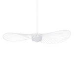 Vertigo Pendant with Long Cord - White / White