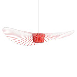 Vertigo Pendant - White / Vermillion