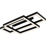 Lawless Color-Select Semi Flush Ceiling Light - Matte Black
