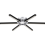 Zealand Color-Select Semi Flush Ceiling Light - Polished Chrome