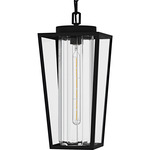 Jett Pendant - Matte Black / Clear