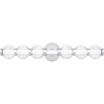 Elway Bathroom Vanity Light - Polished Chrome / Clear