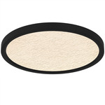 Outskirts Color-Select Ceiling Light - Earth Black / Clear Textured Glass