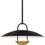 Bingham Pendant - Matte Black / Matte Gold