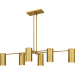 Foreland Linear Chandelier - Brushed Gold