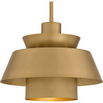 Lumi Pendant - Brushed Weathered Brass