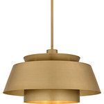 Lumi Pendant - Brushed Weathered Brass