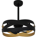 Zito Fandelier - Matte Black / Gold