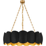 Santana Pendant - Gold / Matte Black