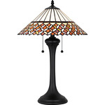 Isla 2-Light Table Lamp - Matte Black / Multicolor