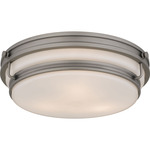 Grafton Ceiling Light - Antique Nickel / Opal Etched
