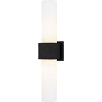 Arline Wall Sconce - Matte Black / Opal Etched