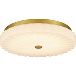 Cherbury Color-Select Ceiling Light - Brushed Gold / Opal