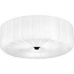 Oberman Ceiling Light - Matte Black / Opal White