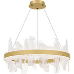 Aurelia Chandelier - Soft Gold / White