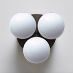 Dot 3X Wall / Ceiling Light - Dark Oxidized / White
