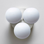Dot 3X Wall / Ceiling Light - Brushed Nickel / White
