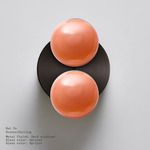 Dot 2X Wall / Ceiling Light - Dark Oxidized / Apricot