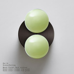 Dot 2X Wall / Ceiling Light - Dark Oxidized / Linden Tree Green