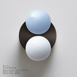 Dot 2X Wall / Ceiling Light - Dark Oxidized / Oyster / White