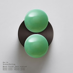 Dot 2X Wall / Ceiling Light - Dark Oxidized / Pastel Green