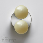 Dot 2X Wall / Ceiling Light - Brushed Nickel / Light Beige