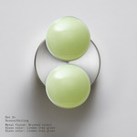 Dot 2X Wall / Ceiling Light - Brushed Nickel / Linden Tree Green