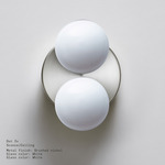 Dot 2X Wall / Ceiling Light - Brushed Nickel / White