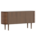 Treasures Cabinet - Dark Oak / Hazelnut Vegan Leather