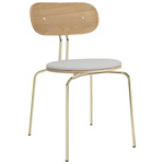 Curious Dining Chair - Brass / Sterling
