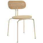 Curious Dining Chair - Brass / Summer Shine