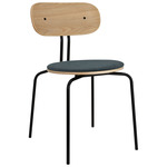 Curious Dining Chair - Black / Quantum Blue