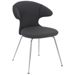 Time Flies Dining Chair - Chrome / Shadow