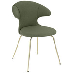 Time Flies Dining Chair - Brass / Morning Meadows