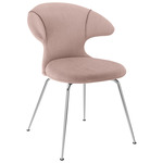Time Flies Dining Chair - Chrome / Stone Rose
